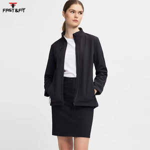 Chaqueta cortavientos de concha blanda para entrenamiento de mujer, diseño Popular personalizado, superventas, chaqueta Softshell impermeable para senderismo de Invierno para mujer - Product Image 3