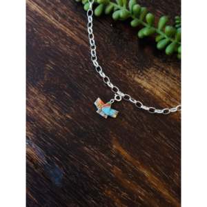 Collares Clásicos y Modernos con Dijes de Animales de Turquesa Mohave y Plata de Ley, Hechos por Artesanos Navajo, con Engaste de Bisel, Regalo Perfecto para Compromiso - Product Image 2