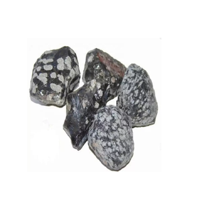 Pierre brute flocon de neige obsidienne brut pour reiki naturel cristal de guérison Un poli pierres précieuses brutes cristal naturel grossiste - Product Image 2