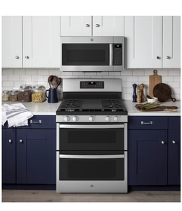 เตาอบลมร้อน GE ขนาด 30 นิ้ว 5 หัวเตา ความจุ 4.3 ลูกบาศก์ฟุต / 2.5 ลูกบาศก์ฟุต แบบตั้งพื้น พร้อมฟังก์ชั่นอบลมร้อนและทอดไร้น้ำมัน - Product Image 3