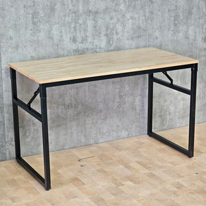 120x60cm Foldable <b>Desk</b> with <b>Folding</b> Legs Made of Rubberwood Model SPD68177 - Product Image 2