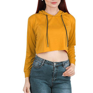 Sudaderas Cortas con Capucha para Mujer, Ligeras, con Logotipo Personalizado, Precio Económico, MOQ Bajo - Product Image 1