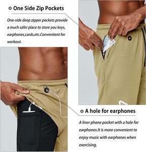 Pantalones cortos deportivos para hombre al por mayor, pantalones cortos deportivos para hombre hechos a medida - Product Image 6