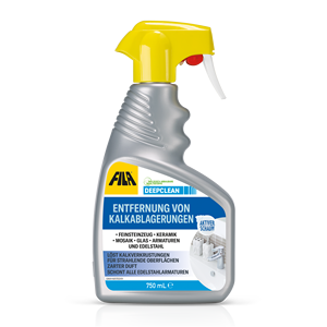 FILA Solutions DEEPCLEAN <b>Limescale</b> Remover Spray 750ml Bathroom <b>Cleaner</b> Active Foam - Product Image 1