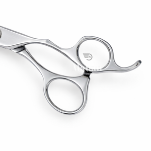 Ciseaux de coiffure professionnels de 6,5 pouces en acier inoxydable, ciseaux de barbier de luxe avec vis en cristal, outil de salon OEM - Product Image 4