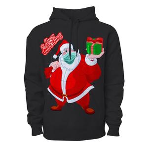 100% coton polaire pull à la mode vacances sweat unisexe hiver Logo personnalisé poids lourd noël surdimensionné à capuche hommes - Product Image 4