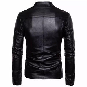 Veste en cuir de qualité supérieure pour hommes Meilleur prix Veste en cuir pour hommes Vente en gros Veste en cuir personnalisée à la mode Vêtements en gros - Product Image 4