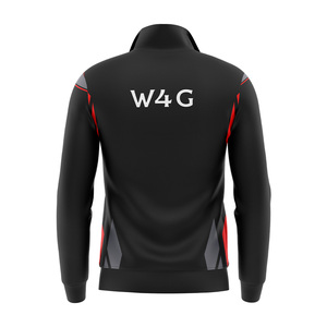 Veste bomber unisexe écologique personnalisée, fermeture éclair intégrale, coupe ample, coupe-vent, respirante, impression personnalisée sur le devant, veste de survêtement formelle de printemps - Product Image 2