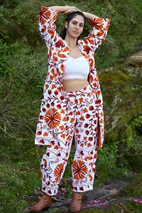 Suzani เสื้อโค้ทผ้ากำมะหยี่ปักลายดอกไม้, เสื้อแจ็กเก็ตสั้นผ้าฝ้ายทำมือฤดูใบไม้ร่วง/ฤดูหนาวสำหรับฤดูร้อน - Product Image 6