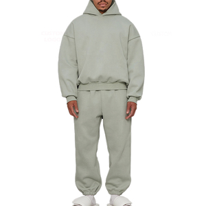 Survêtement Homme Deux Pièces Personnalisé de Haute Qualité avec Logo, Couleur Unie, Respirant, Imprimé, Nouvelle Collection, Vente Chaude - Product Image 3