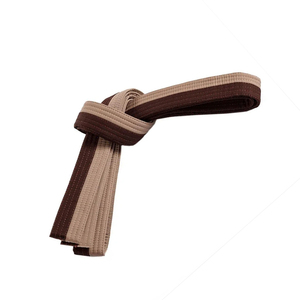 Tela OEM de alta calidad para hombres y mujeres, cinturones de Karate, precio al por mayor, fabricante, logotipo personalizado, cinturones de Karate Bjj OEM - Product Image 2