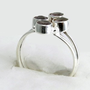 Anillos de Plata de Ley 925 con Forma de Amatista Púrpura para una Cita Romántica, Joyería de Estilo Bohemio para Amantes - Product Image 3