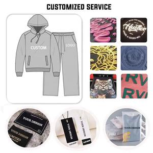 Survêtement de qualité supérieure, effet délavé au soleil, broderie délavée, logo personnalisé, service OEM, tissu de qualité supérieure, molleton de coton 450 GSM - Product Image 4