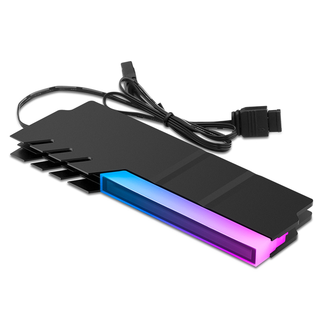 Memory Cooler Glowing Cooling Vest Radiator Desktop RAM Heatsink RGB Colorful Light Aluminum 5V DC ARGB RAM Memory Cooler