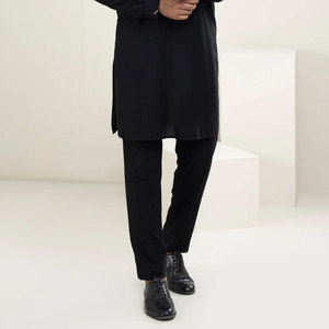 La mejor calidad para hombre Shalwar Kameez Color sólido personalizable hecho de algodón Precio razonable para la venta - Product Image 4