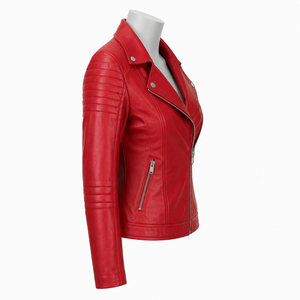 Chaqueta de Cuero para Mujer Diseñada para la Versatilidad Diaria con Material Resistente, Cómoda de Usar y una Silueta Moderna - Product Image 3