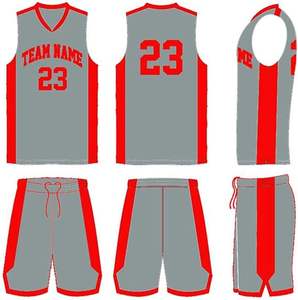 Traje de baloncesto personalizado con nombre del equipo, uniforme, camiseta y pantalones cortos de baloncesto, conjunto de pantalones cortos de baloncesto de verano BSCI - Product Image 1