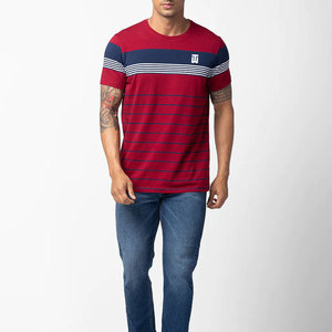 2024 T-shirt d'été pour hommes Design personnalisé et logo imprimé sur un t-shirt uni vierge en coton/fibre de bambou tricoté - Product Image 2