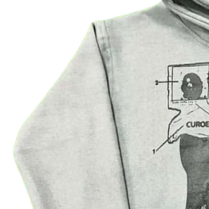 Sudadera con capucha de serigrafía personalizada para hombre OEM con forro polar de algodón 100% sin cordón con capucha de alta calidad para hombre - Product Image 4