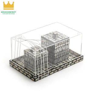 MOP Incrustation Mubkhar Brûleur Bukhoor Brûleur Boîte D'encens Et Plateau Brûleur Bakhoor Arabe Pour Ramadan Eid Cadeaux Offre Spéciale 2024 - Product Image 1