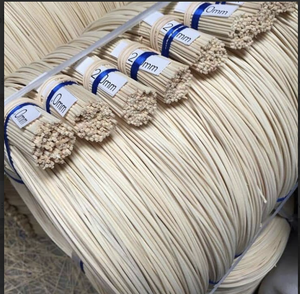 Venta al por mayor de material de núcleo redondo de ratán pulido natural y blanco blanqueado de Vietnam para muebles y artesanías - Product Image 6