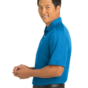 Polo de golf de poliéster y algodón bordado de alta calidad con logotipo personalizado - Product Image 3