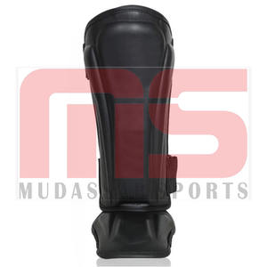 Espinilleras ajustables Muay Thai MMA con logotipo personalizado, protectores de piernas de boxeo, espinilleras elásticas para adultos y niños - Product Image 6