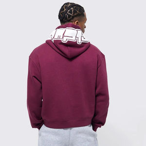 Sweat à capuche d'hiver pour homme, 100% coton, imprimé, coupe classique, style streetwear, avec poche, respirant, vente promotionnelle, mode 2026 - Product Image 5
