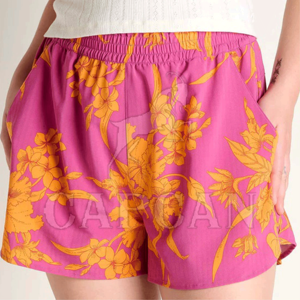 Pantalones harén personalizables para mujer, pantalones cortos de Fitness, ropa activa de Algodón 100% con diseño impreso, moda sostenible - Product Image 1