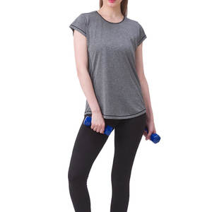 Venta caliente entrenamiento Fitness correr mujeres gimnasio camisetas/última elegante mujer ropa deportiva camisetas para entrenamiento - Product Image 5