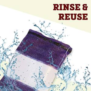 Bolsas de malla con bandas de poliéster portátiles de moda lavables 11X18 pulgadas - Product Image 3