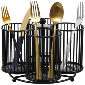 Nouveauté : Ensemble de couverts en métal de qualité supérieure, couleur noire, revêtement en poudre, accessoires pour ustensiles de cuisine - Product Image 6