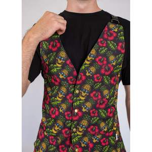 Chaleco Tejido con Diseño de Calavera de Piña, Artículo de Accesorio - Product Image 3