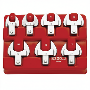 Jeu de clés à fourche métriques Facom 9 pièces pour clés dynamométriques - Product Image 2