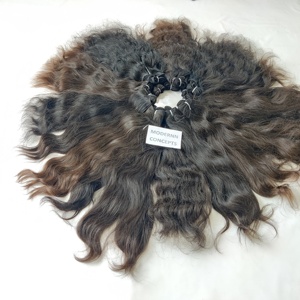 Extensiones de Cabello Humano Indio Virgen Natural sin Procesar, No Remy, con Doble Trama a Máquina, Ondulado, Súper Precio - Product Image 3