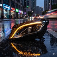 Rénovation visuelle GLA pour Mercedes Benz X156 2015-2019 avec modules optiques LED haute intensité et clignotants séquentiels