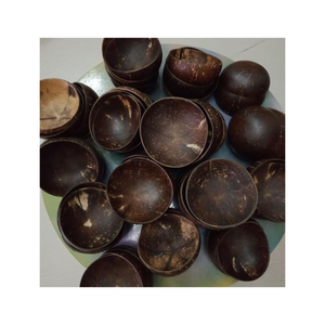 Bols en coquille de noix de coco écologiques faits à la main Vaisselle naturelle et durable du Vietnam Cadeaux en gros et en vrac - Product Image 1