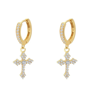 Pendientes de aro de moda de Hip Hop para niños, joyería de plata de ley 925 Popular, Diamante cultivado en laboratorio - Product Image 6