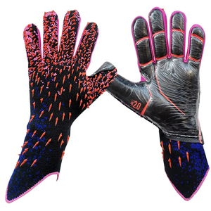 Gants de gardien de but de football professionnel personnalisés de haute qualité Gants de gardien de but professionnels de protection en cuir PU - Product Image 1