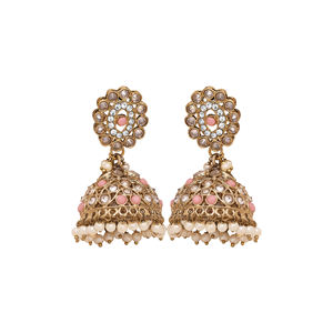 Reverse AD nupcial Chandbali gargantilla conjunto collares ortodoxos tradicionales con cadenas de aleación de forma ovalada regalo perfecto para ella - Product Image 5