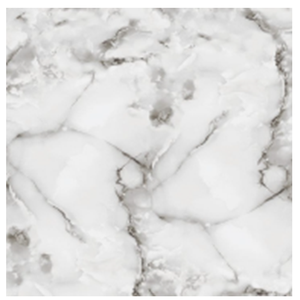 Carreaux de porcelaine modernes au design ambré Onix 600x600mm finition brillante gris foncé pour salle de bain et salon - Product Image 3