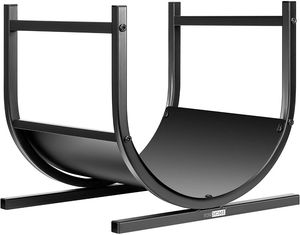 Sturdy outdoor iron <b>log</b> <b>rack</b> with powder coated finish for keeping firewood dry and ventilated in rainy climates - Product Image 5