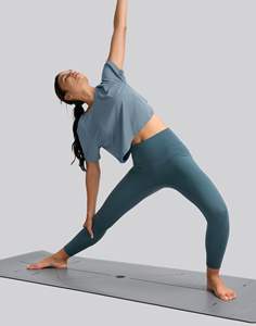 Best Quality Customized Women's Polyester % spandex <b>yoga</b> Crop Top Factory-Made Light Weight <b>T</b>-<b>Shirts</b> Fitted Designs - Product Image 5