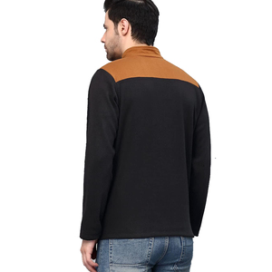 Chaqueta de Forro Polar Sherpa Grueso Vintage con Logotipo Personalizado para Hombre, Abrigo Cálido para Exteriores con Cierre de Cremallera, Tejido de Lona Impermeable - Product Image 2