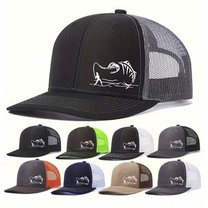 Vente en gros personnalisée 5 panneaux casquettes de camionneur en daim casquettes hip hop crâne de flamme broderie logo casquettes de baseball pour sports de plein air toile - Product Image 1