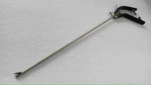 Mango de pistola de acero inoxidable reutilizable de alta calidad, soporte de aguja, juego de instrumentos de sutura laparoscópica Manual para cirugía - Product Image 2