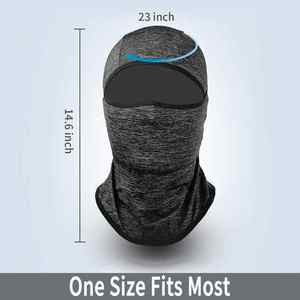 Balaclava de ski de style Y2K de haute qualité avec logo personnalisé, 100% polyester, design à un trou pour les sports d'hiver - Product Image 4