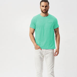 Front <b>Pocket</b> <b>T</b>-<b>Shirt</b> Half Sleeve Crew Round Neck Tees Round Neck Half Sleeve Regular Fit Microfiber <b>T</b>- <b>Shirts</b> - Product Image 2