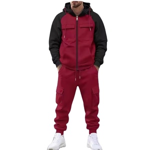 Sweat à capuche en coton pur de haute qualité, brodé de lettres, design tendance, pour homme, automne-hiver, tenue de sport décontractée - Product Image 3