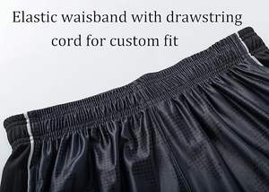 Pantalones cortos urbanos de estilo urbano personalizados para hombre, tela suave, ajuste holgado con logotipo bordado, pantalones cortos informales OEM para pedidos al por mayor - Product Image 3